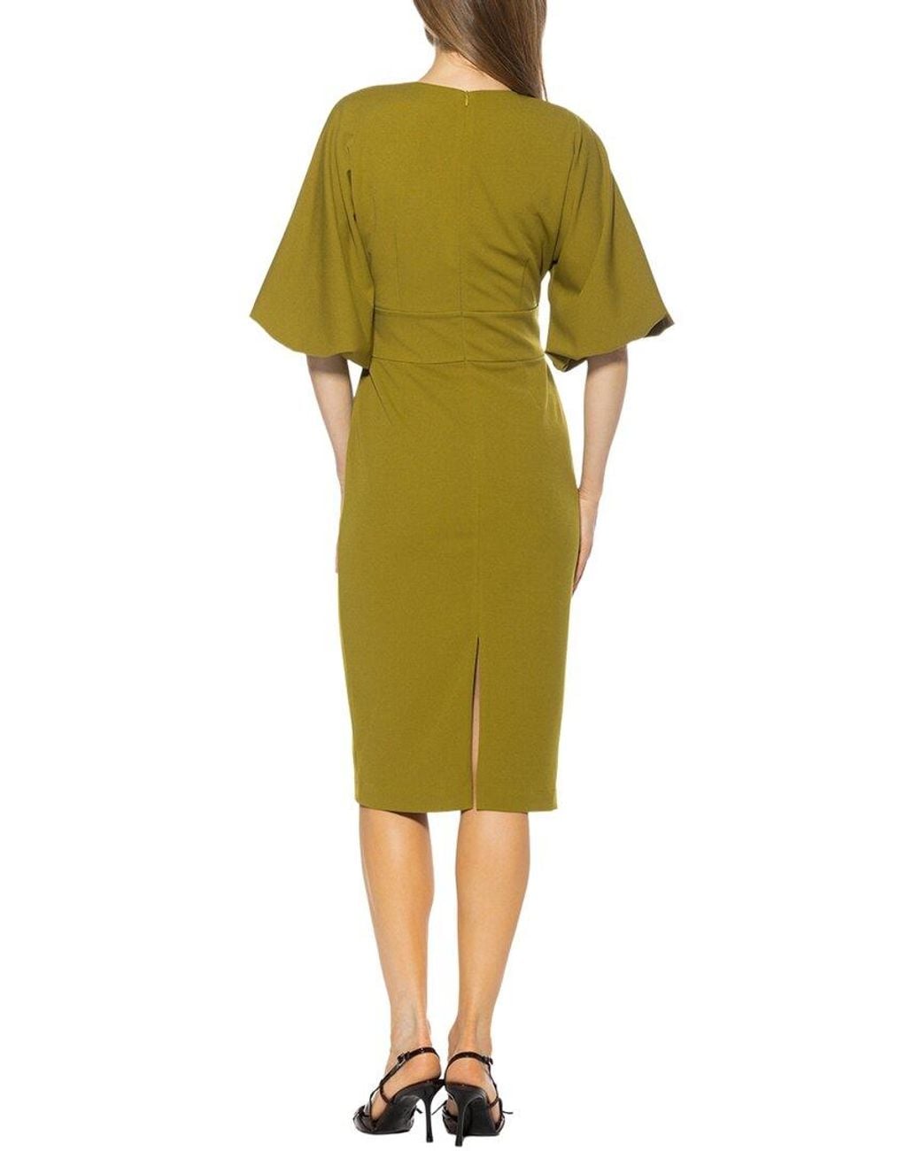 Alexia Admor Auden Sheath Dress in Green | Lyst