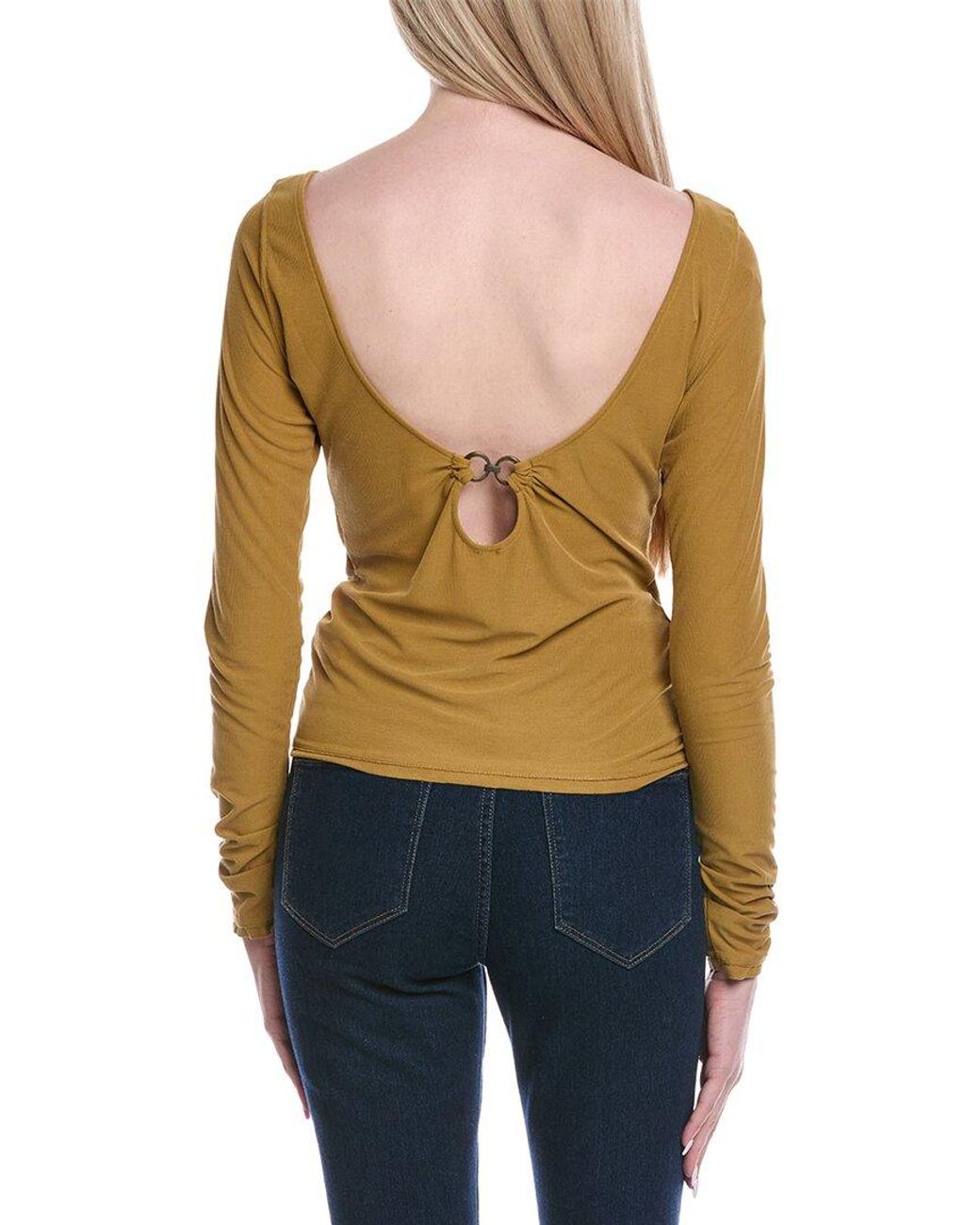 Free People Blue Riley Top