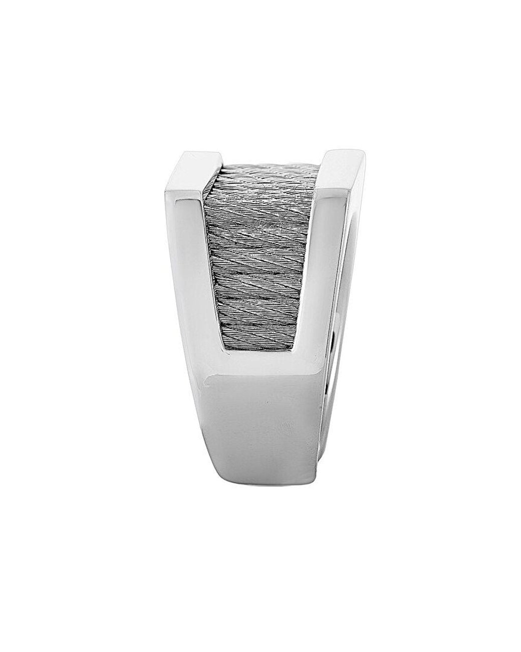 Charriol Gray Dnu Dupe Skus Stainless Steel Ring
