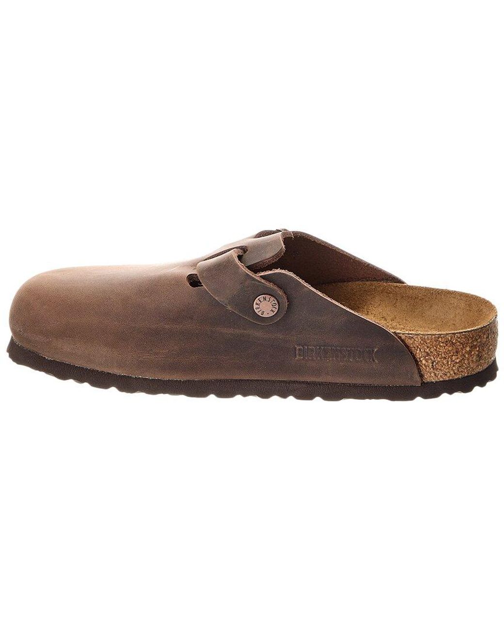 Birkenstock Brown Boston Bs Leather Clog