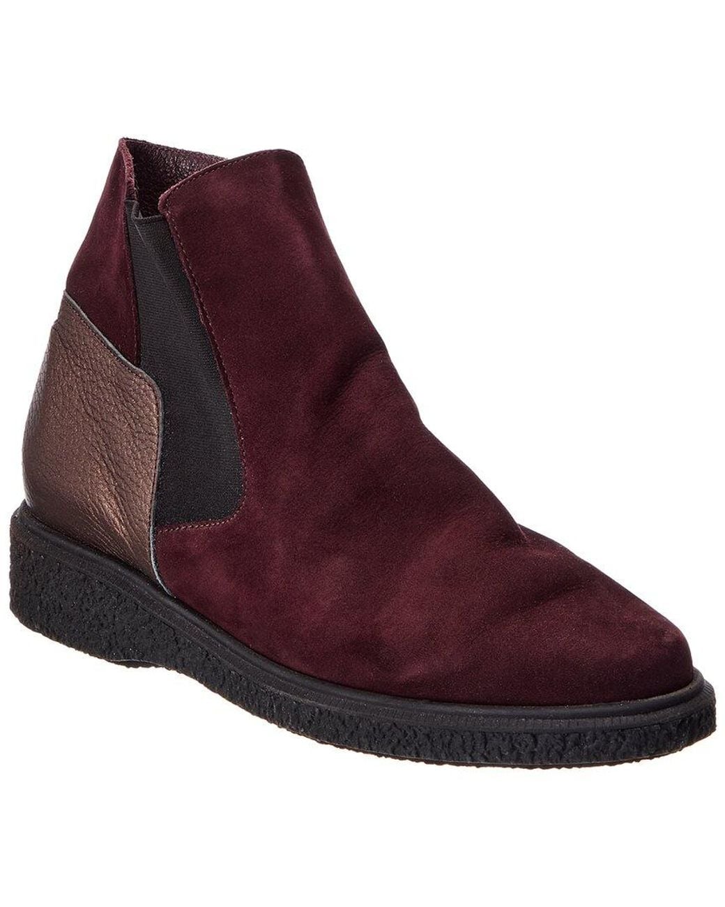Arche Purple Joebus Leather Bootie