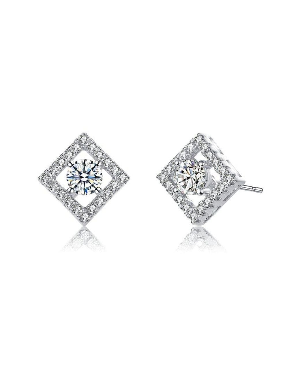 Rachel Glauber White Earrings