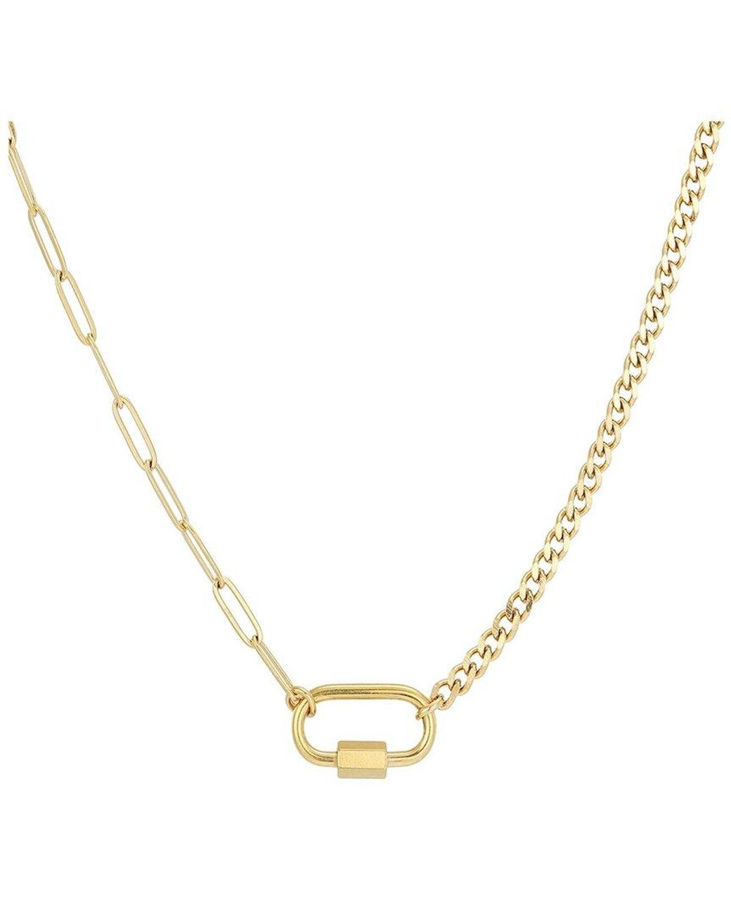 Adornia Metallic 18K Plated Stainless Steel Necklace