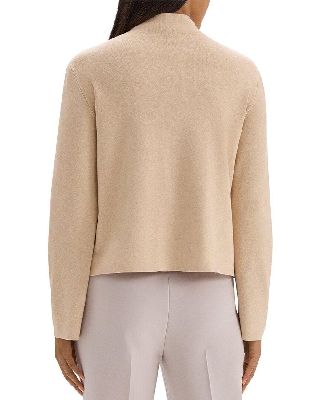 Theory Natural Funnel Neck Pull Over