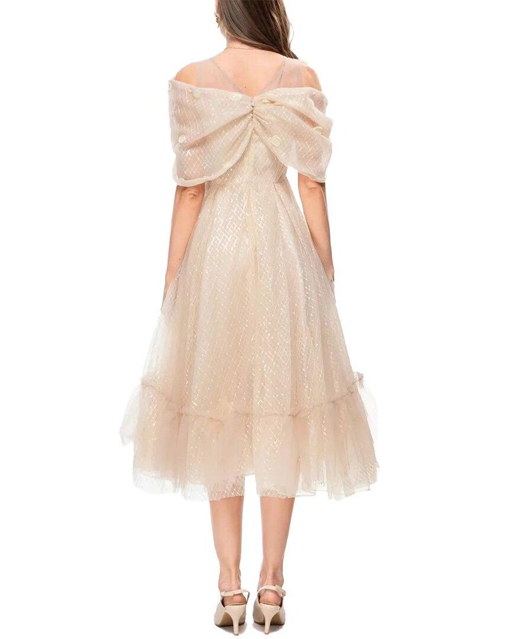 Lanelle Natural Midi Dress