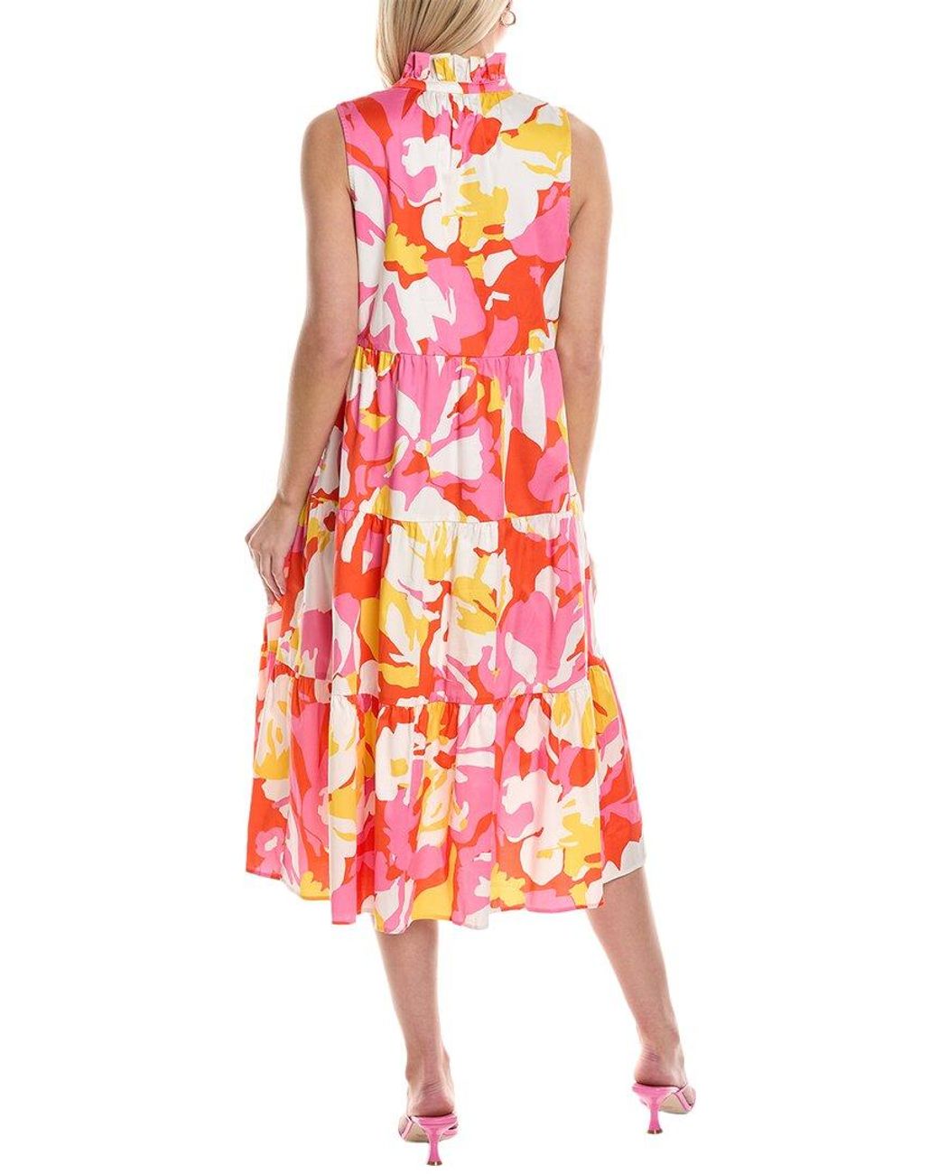 CROSBY BY MOLLIE BURCH Red Wesley Midi Dress