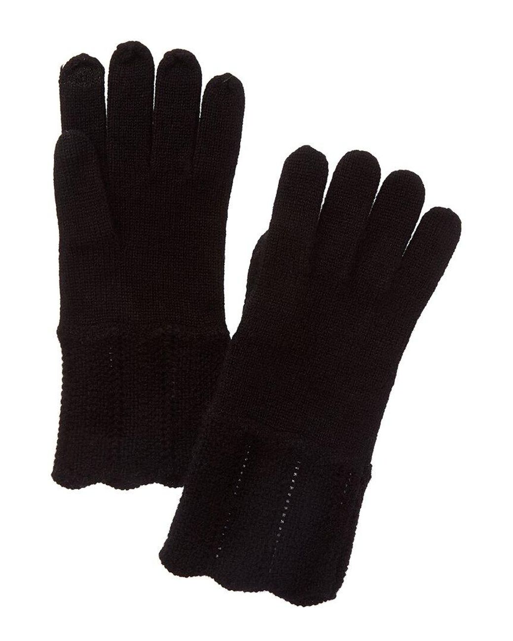 Sofiacashmere Black Sofiacashmere Cashmere Gloves