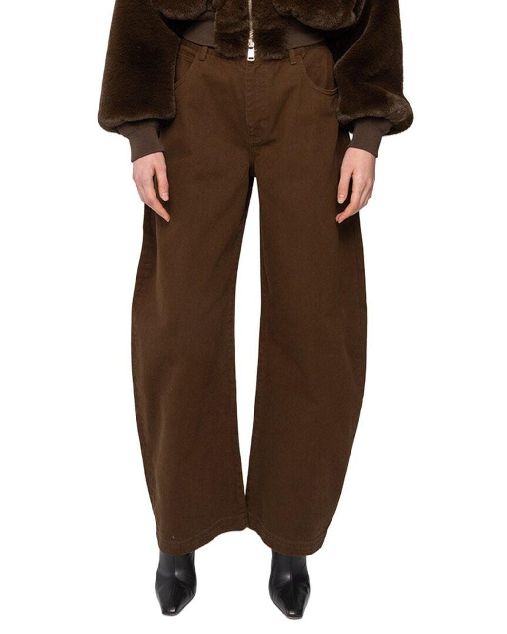 Ronny Kobo Brown Ninon Pant