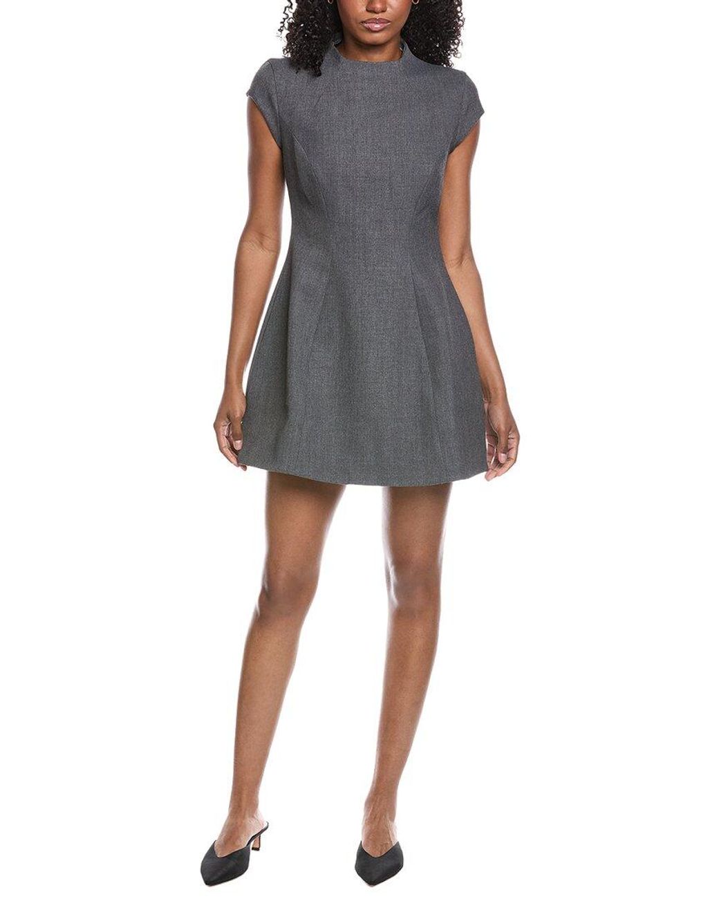 Bardot Gray Delphi Hourglass Mini Dress