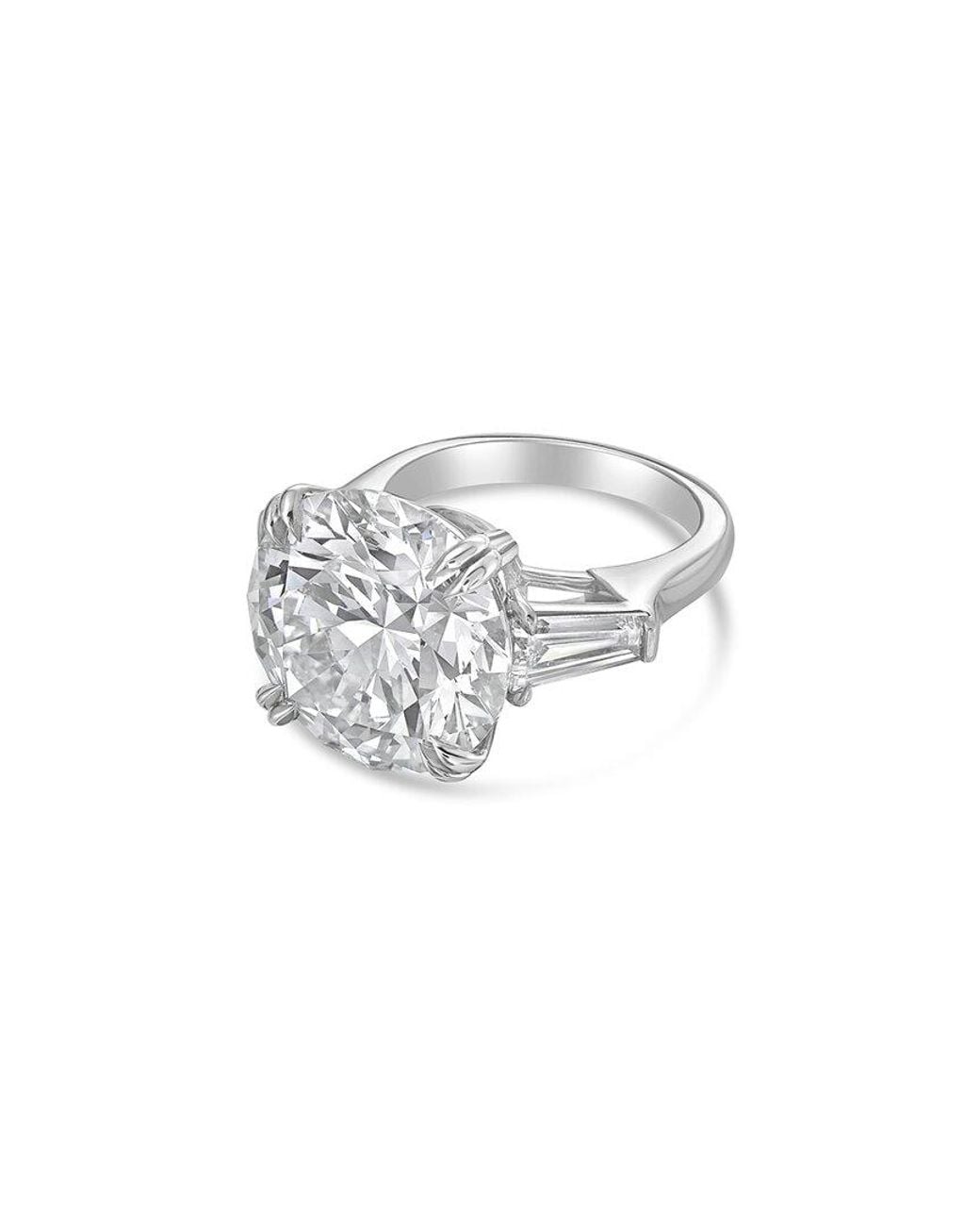 Diana M White Diana M. 14K 4.50 Ct. Tw. Lab-Grown Diamond Three-Stone Ring