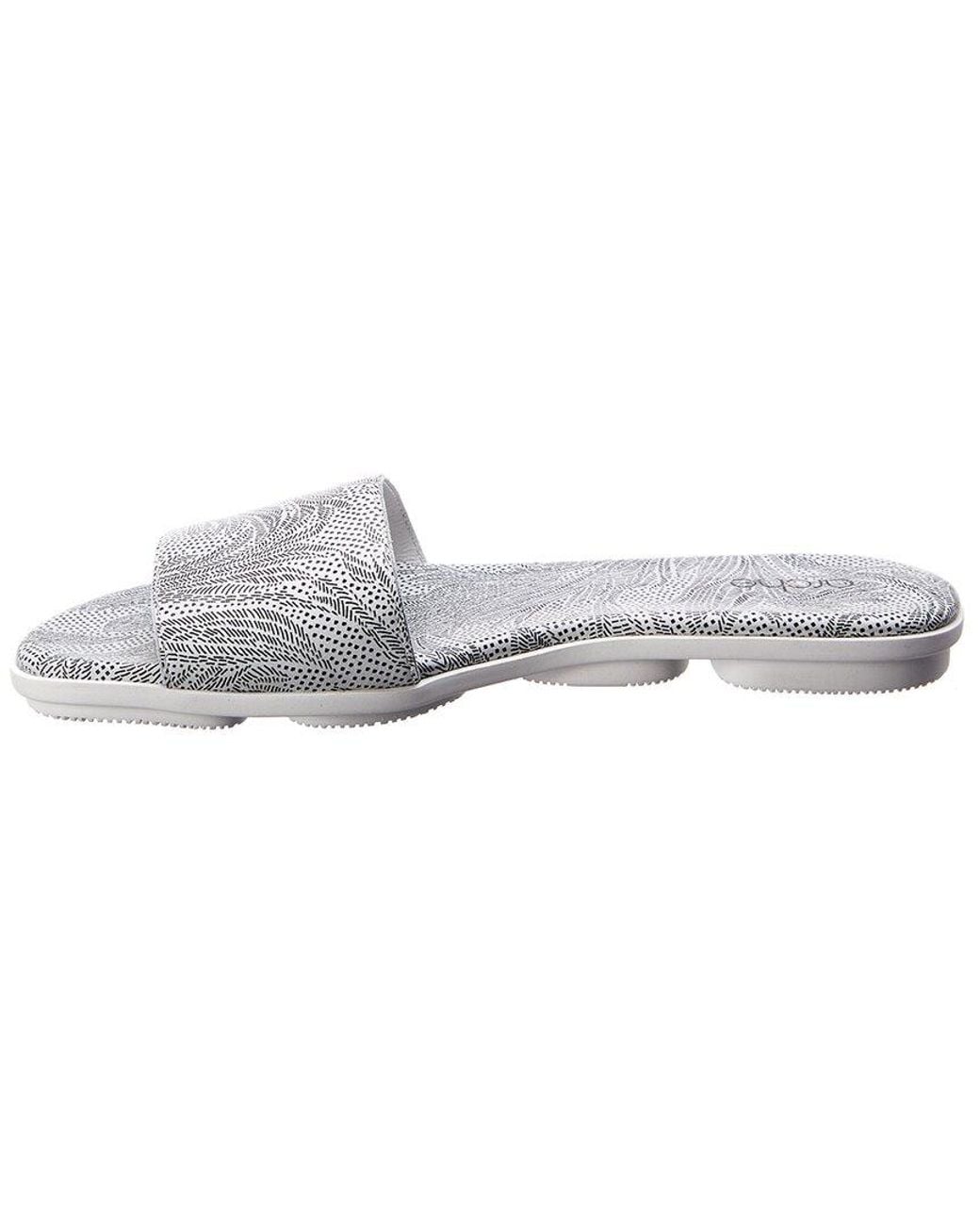 Arche Gray Palace Leather Flat