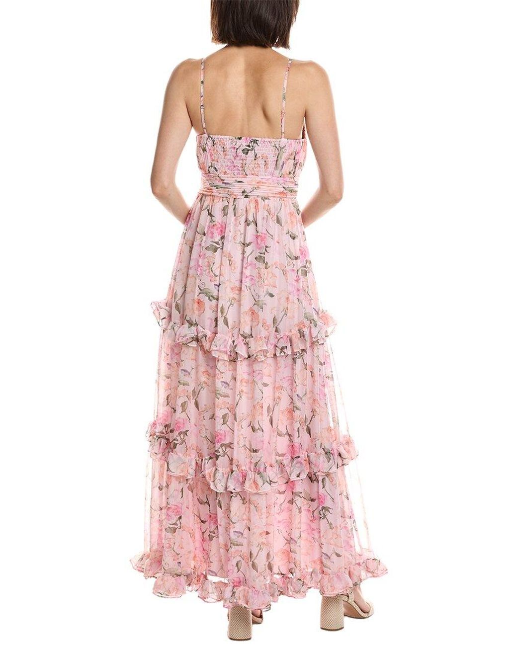 Astr Pink Ayanna Maxi Dress