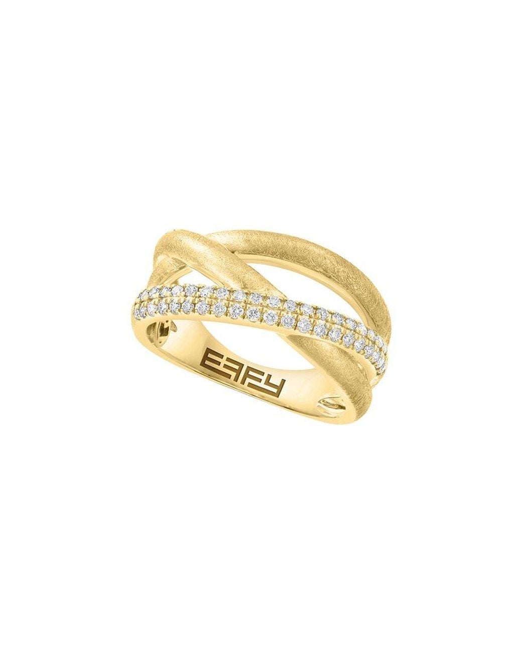 Effy Fine Jewelry Metallic 14K 0.31 Ct. Tw. Diamond Ring