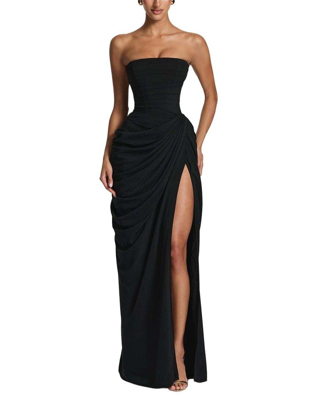 LOEY Black Maxi Dress