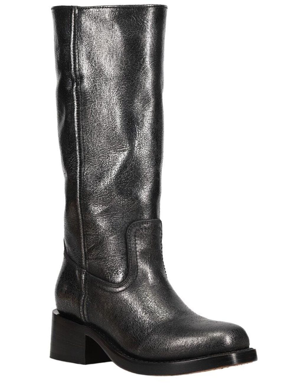 Frye Black Campus 14In Leather Boot