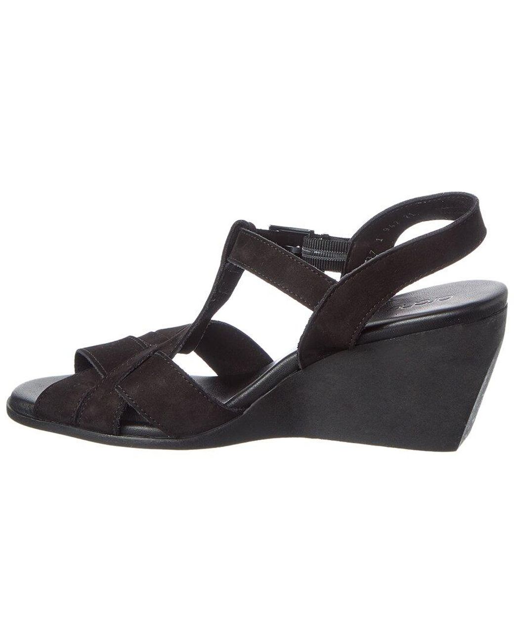 Arche Black Egypse Leather Sandal