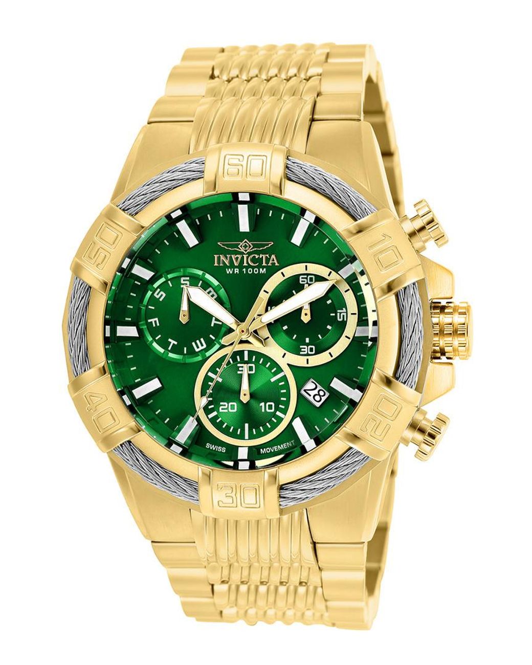 INVICTA WATCH Metallic Bolt Watch for men