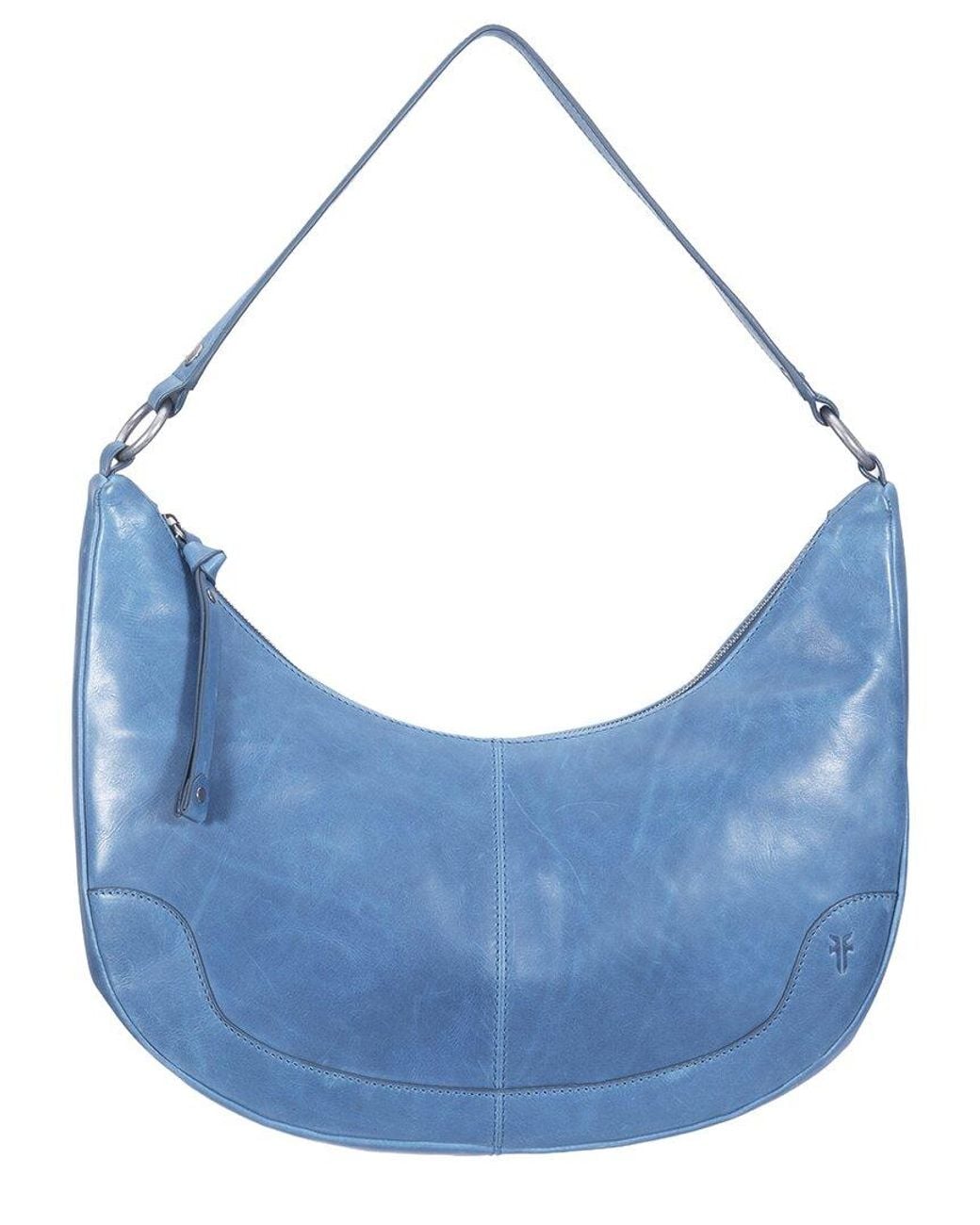 Frye Blue Melissa Leather Hobo Bag