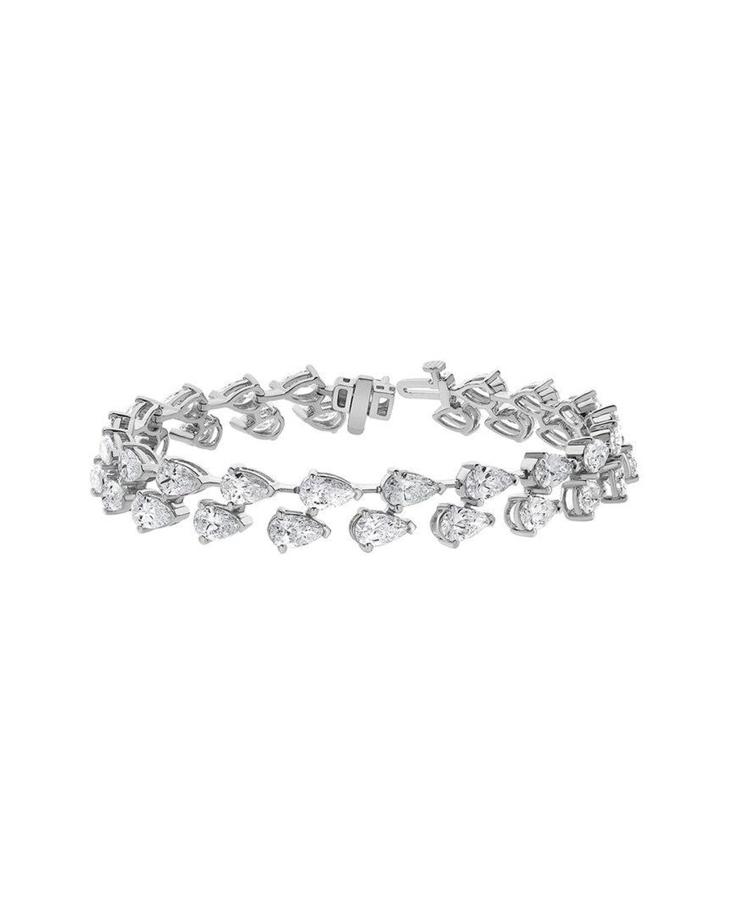 Lab Grown Diamonds White 14K 13.50 Ct. Tw. Lab-Grown Diamond Fashion Bracelet