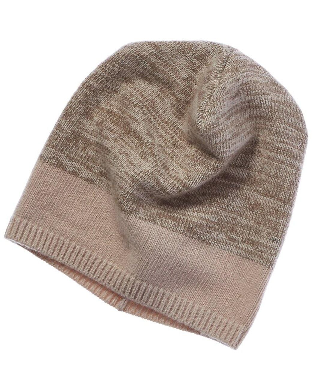 Portolano Gray 100% Cashmere Slouchy Hat for men