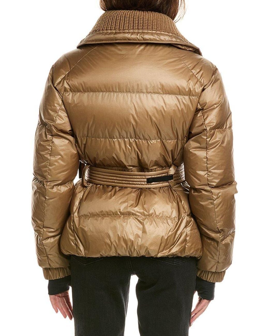 Moncler Natural Bataillouse Wool-Trim Jacket