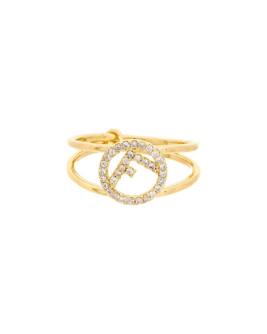 Fendi White F Is Ring