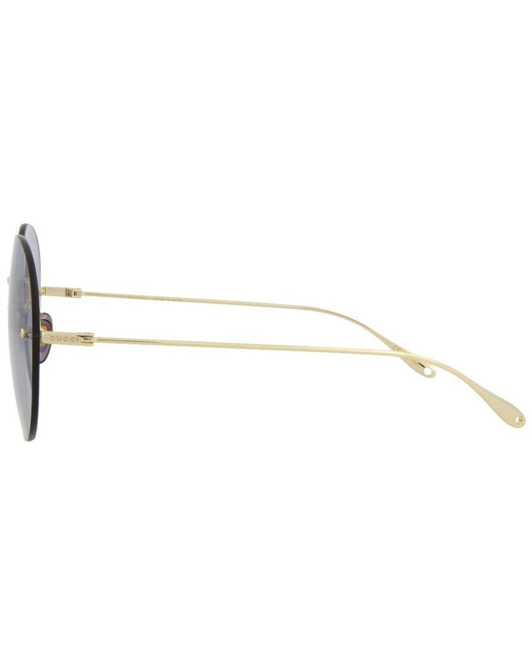 Gucci Metallic GG1149S 60mm Sunglasses