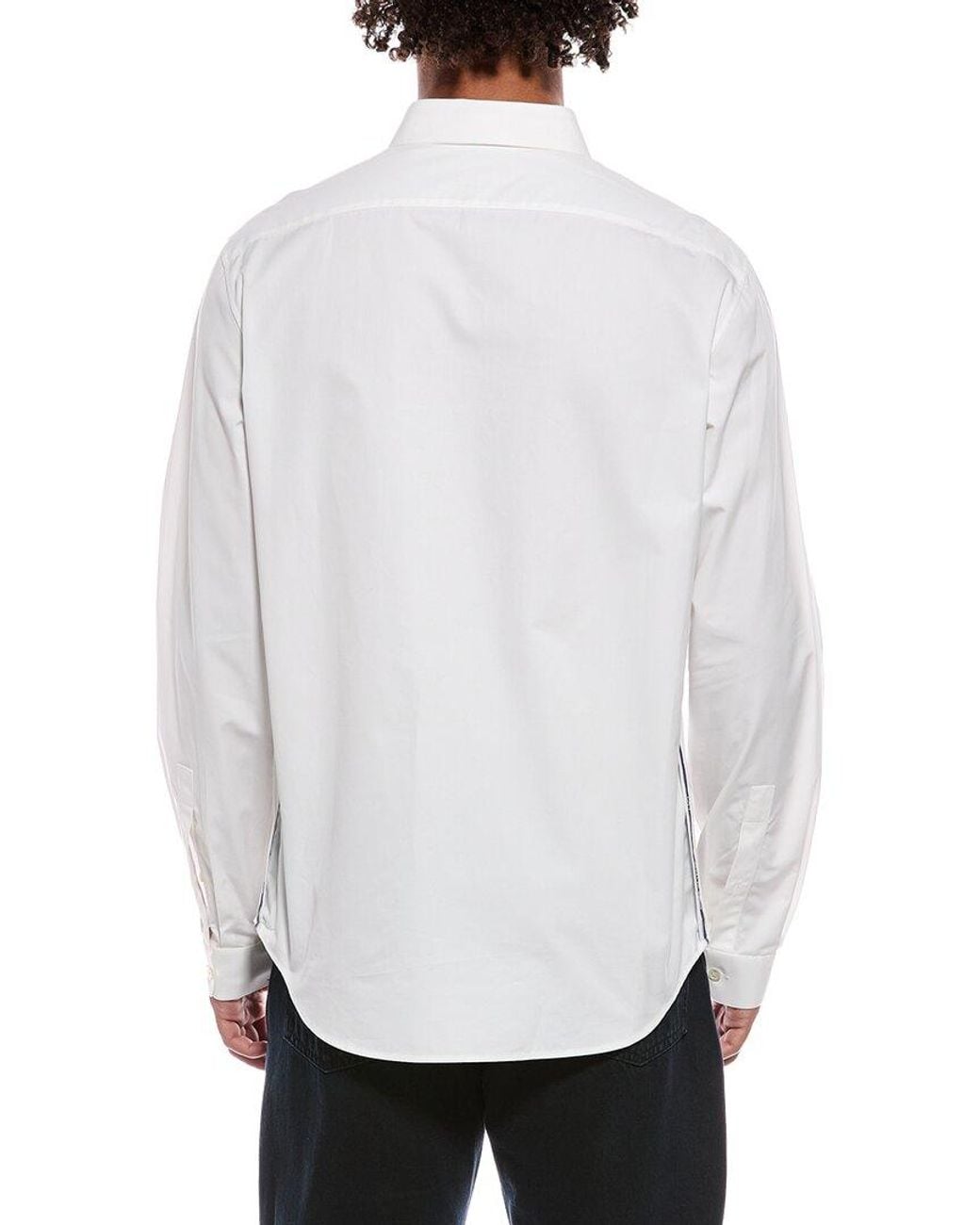Valentino White Button Shirt for men