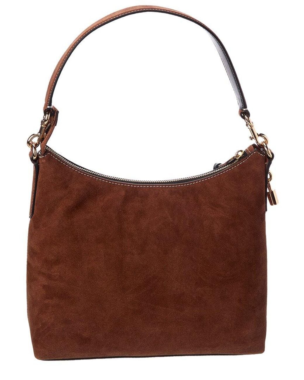 Marc Jacobs Brown Drifter Large Suede Hobo Bag
