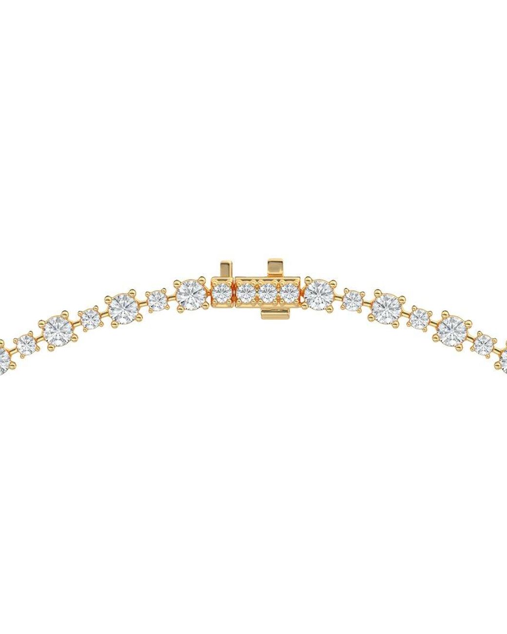 Sabrina Designs Lab Grown Diamonds Metallic 14K 8.54 Ct. Tw. Lab-Grown Diamond Drop Necklace