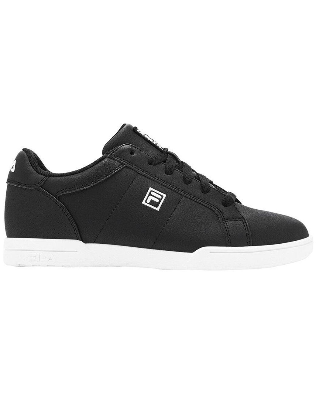 Fila New Campora Court Sneaker in Black | Lyst