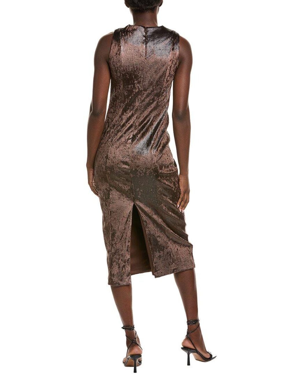 Kenneth Cole Brown Modern Sheath Dress