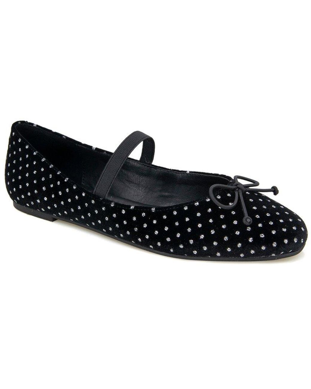 Kenneth Cole Black Myra Velvet Flat