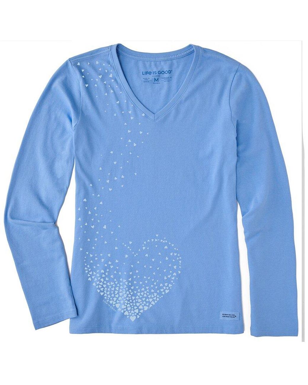 Life Is Good. Blue Crusher T-Shirt