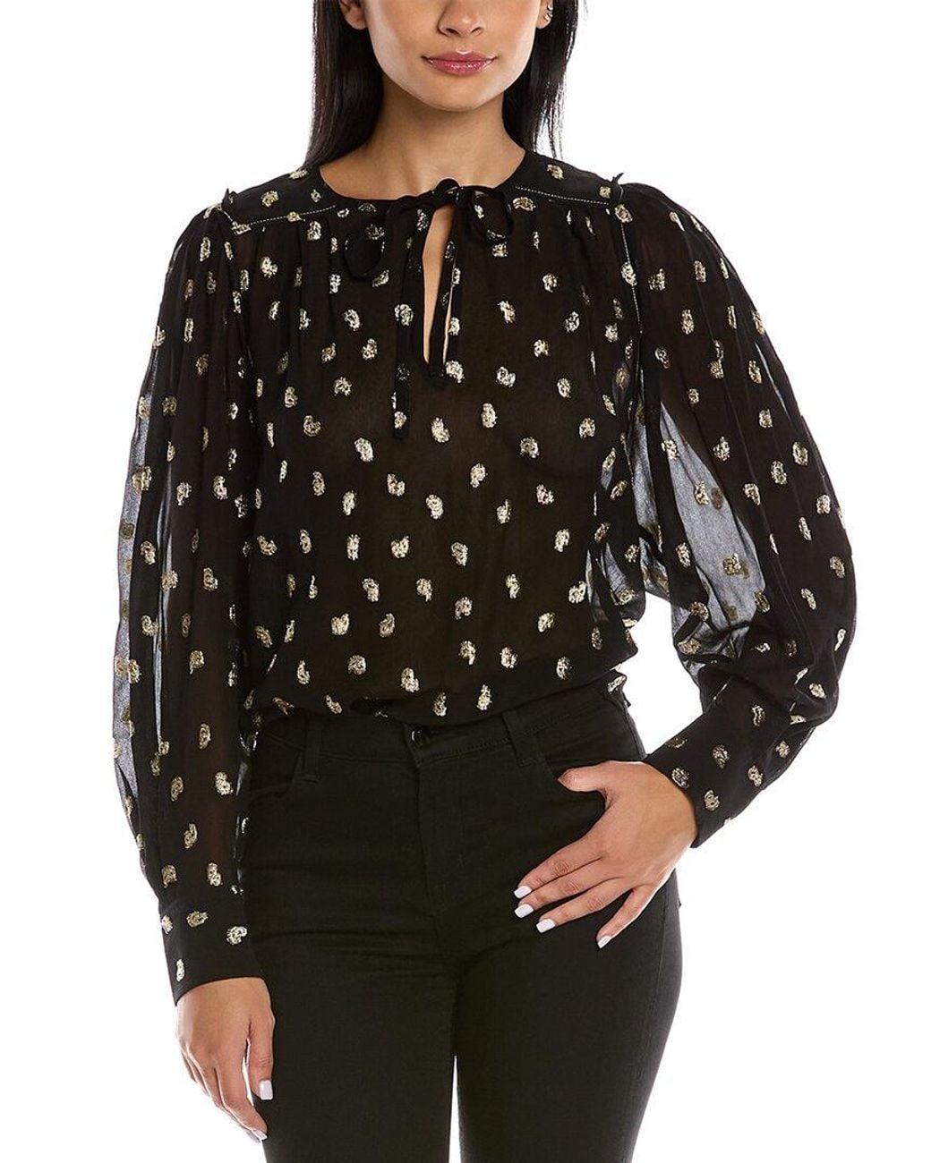 10 Crosby Derek Lam Black Ellie Top