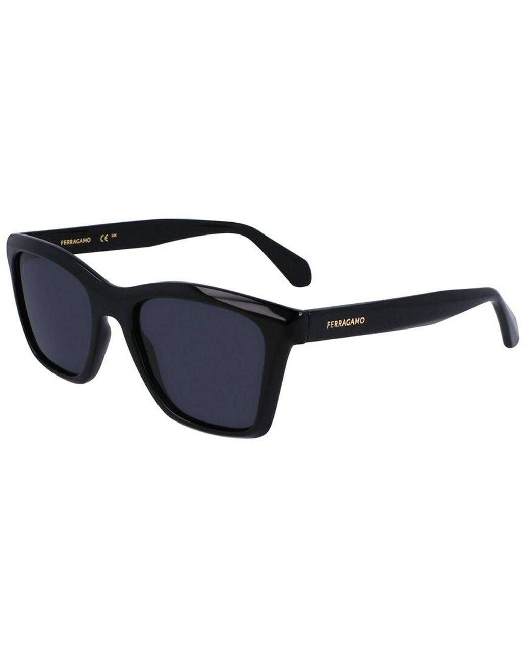 Ferragamo Black 54Mm Sunglasses