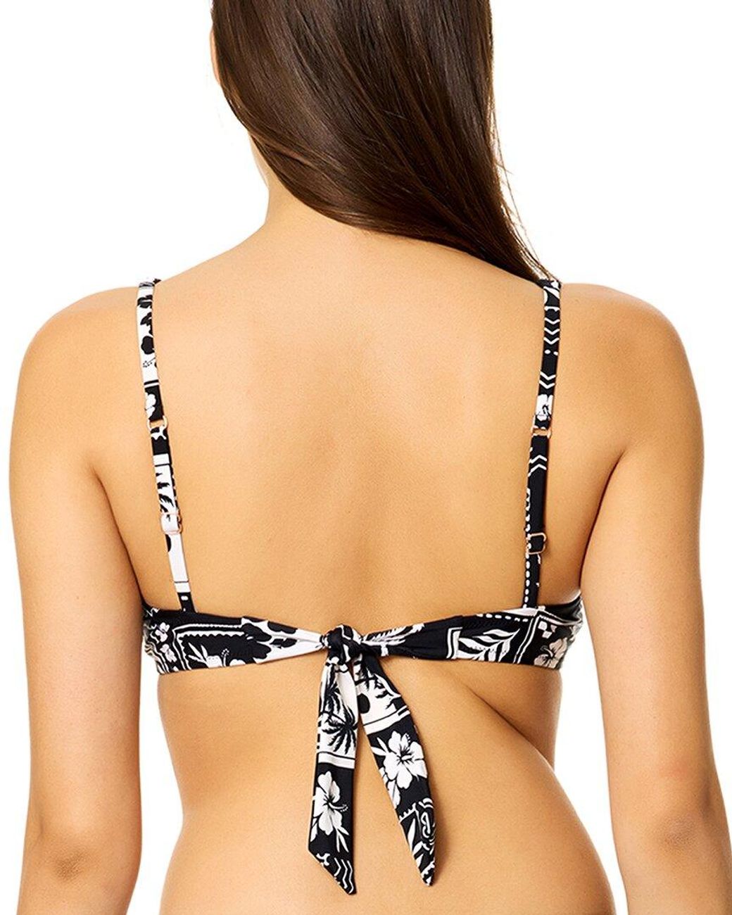 Raisins Black Pisces Bikini Top