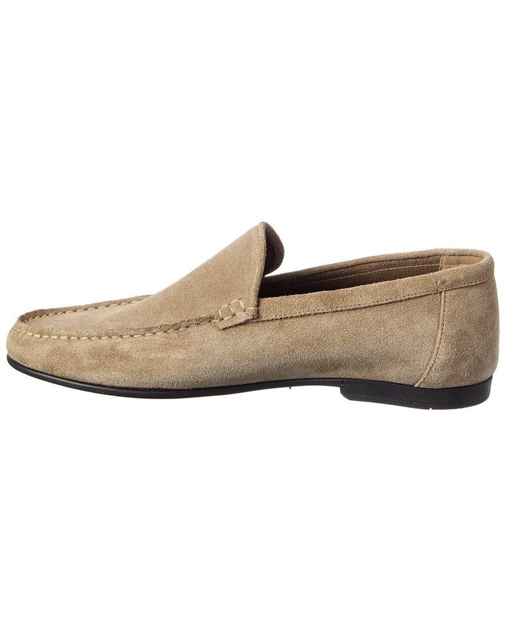 Bally White Craxon Suede Moccasin for men
