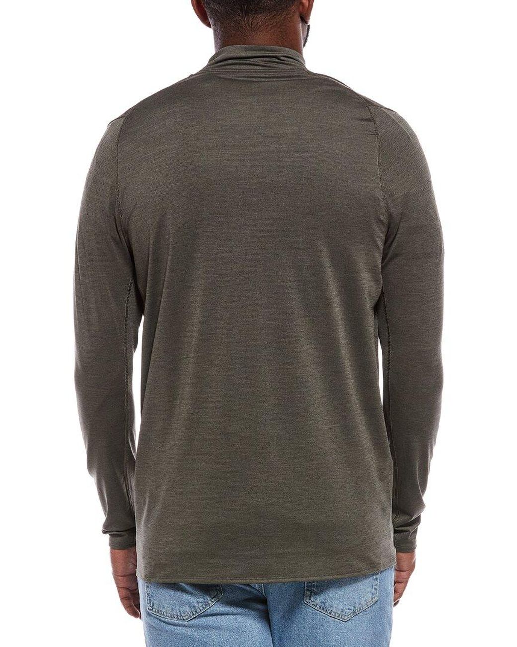 Oakley Gray Gravity Range 1-4-Zip Pullover for men