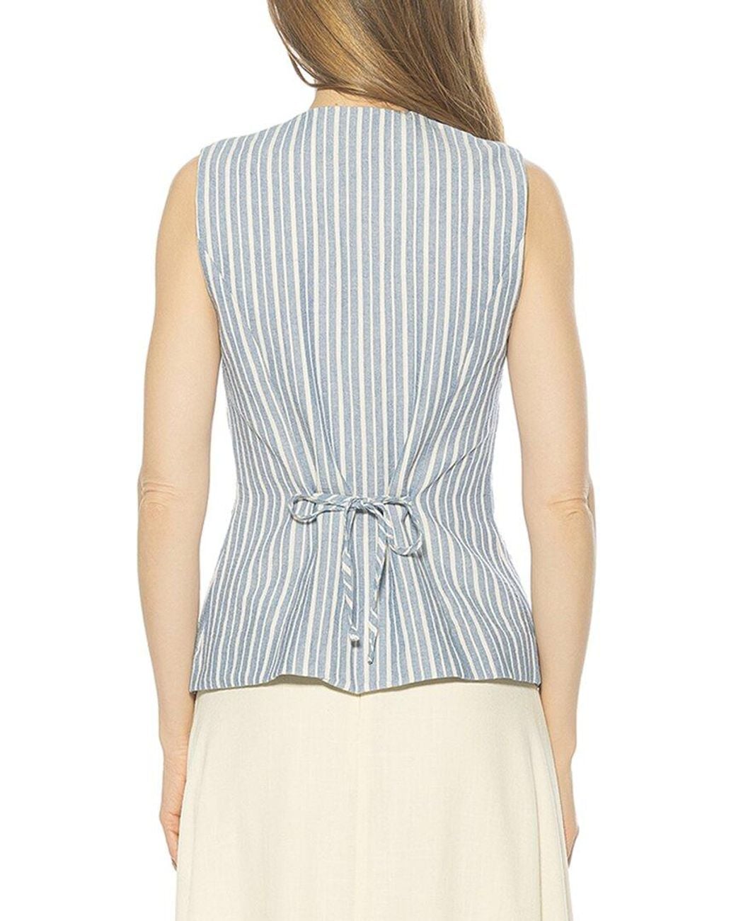 Alexia Admor Blue Kinsley Vest Top