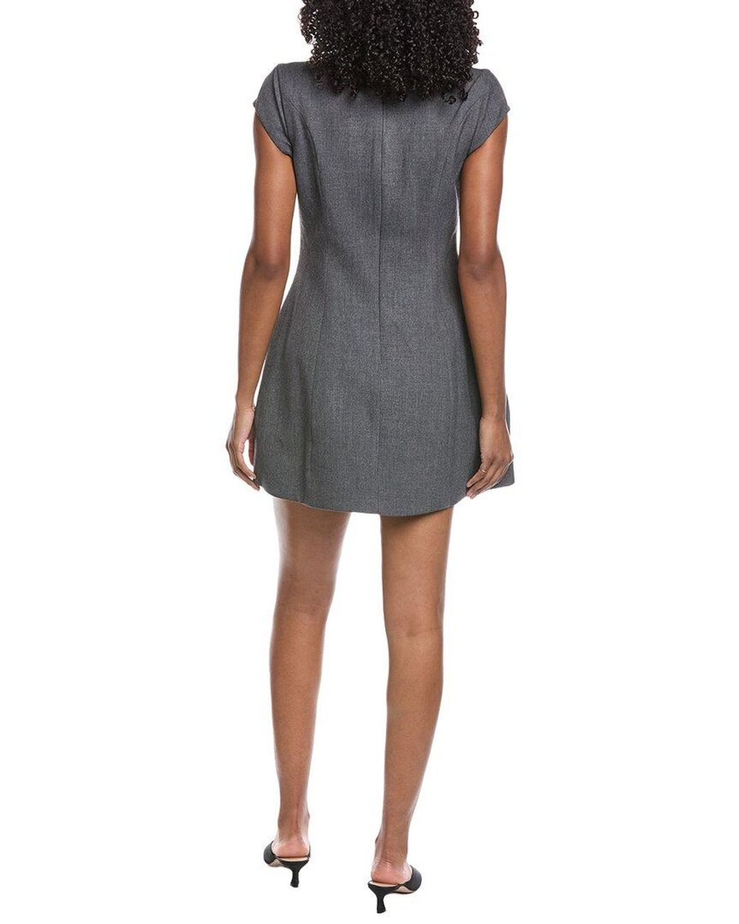 Bardot Gray Delphi Hourglass Mini Dress