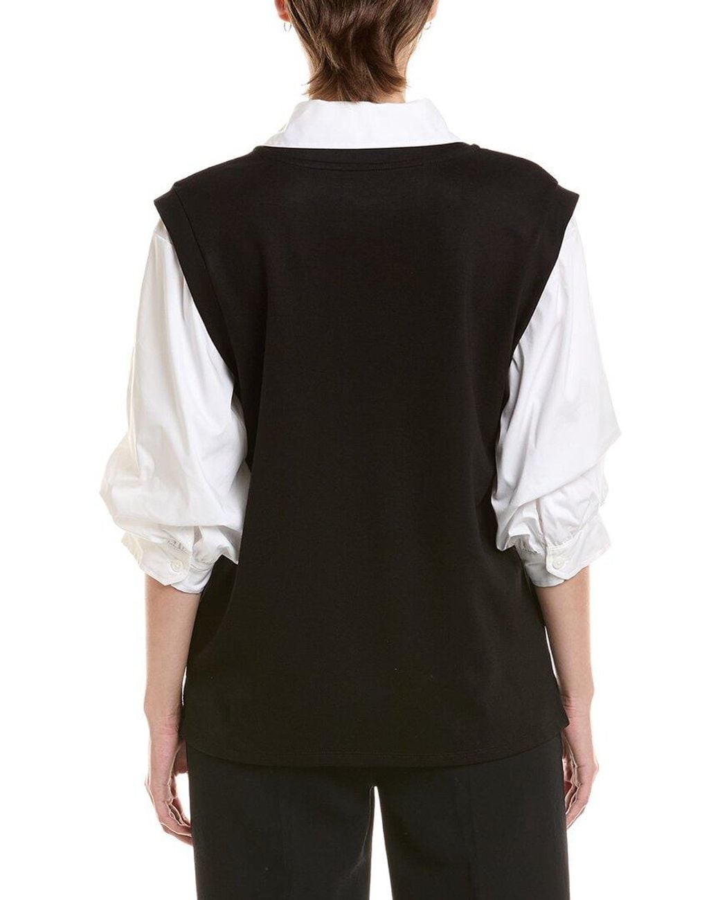 Jones New York Black Serenity Top
