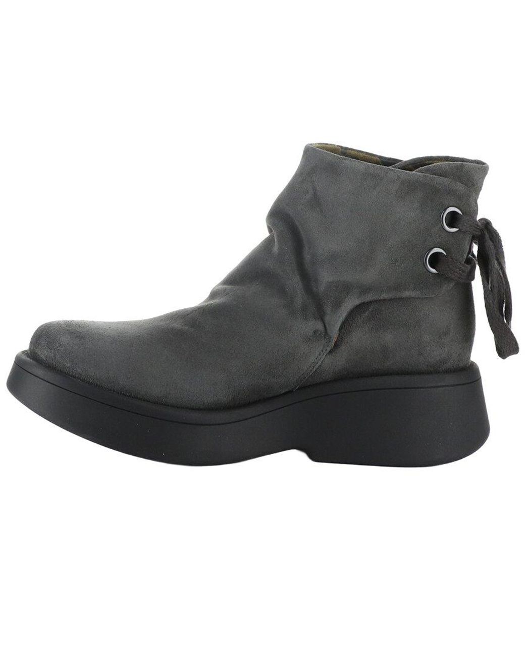 Fly London Black Mebs Suede Boot
