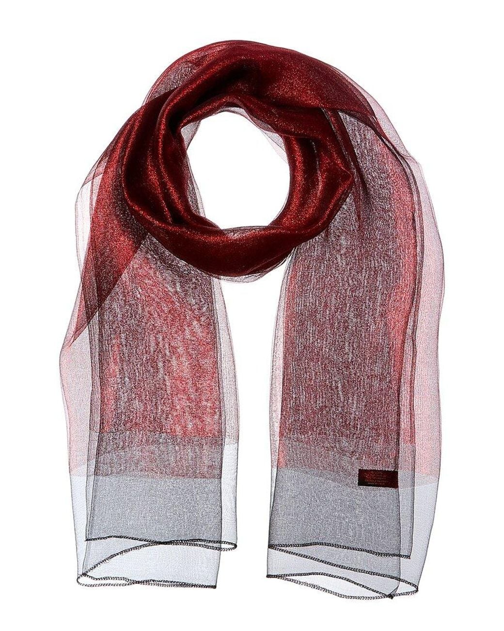 Saachi Purple Ombre Glitz Silk Scarf