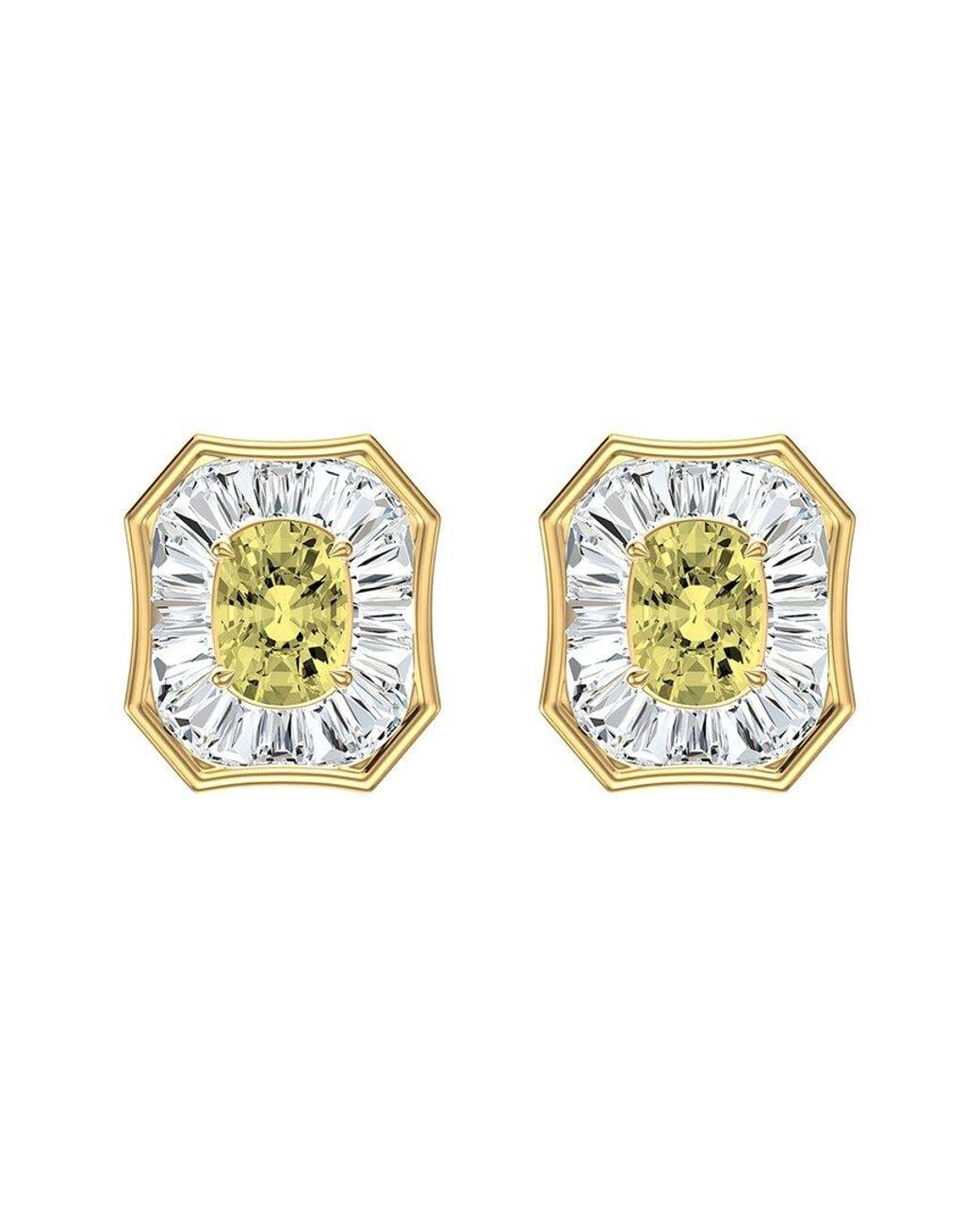 Lab Grown Diamonds Metallic 14K 3.25 Ct. Tw. Lab-Grown Diamond Fashion Earring