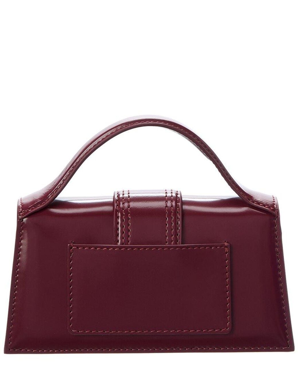 Jacquemus Purple The Bambino Leather Shoulder Bag