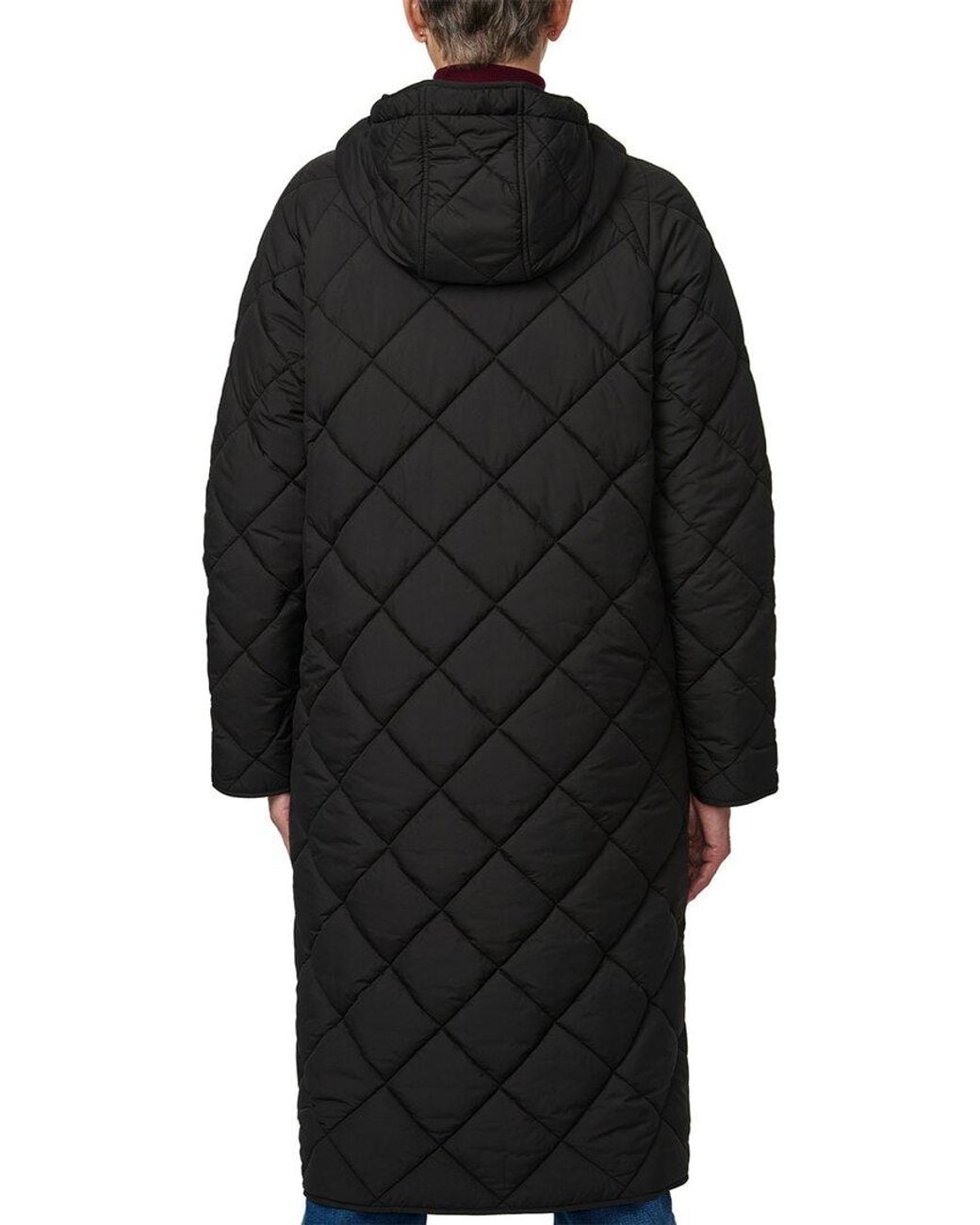 Bernardo Black Long Puffer Coat