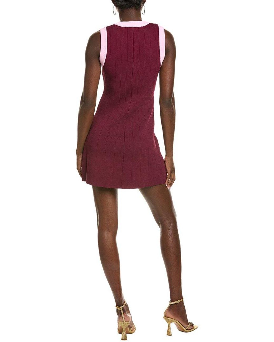 Endless Rose Red Contrast Mini Dress