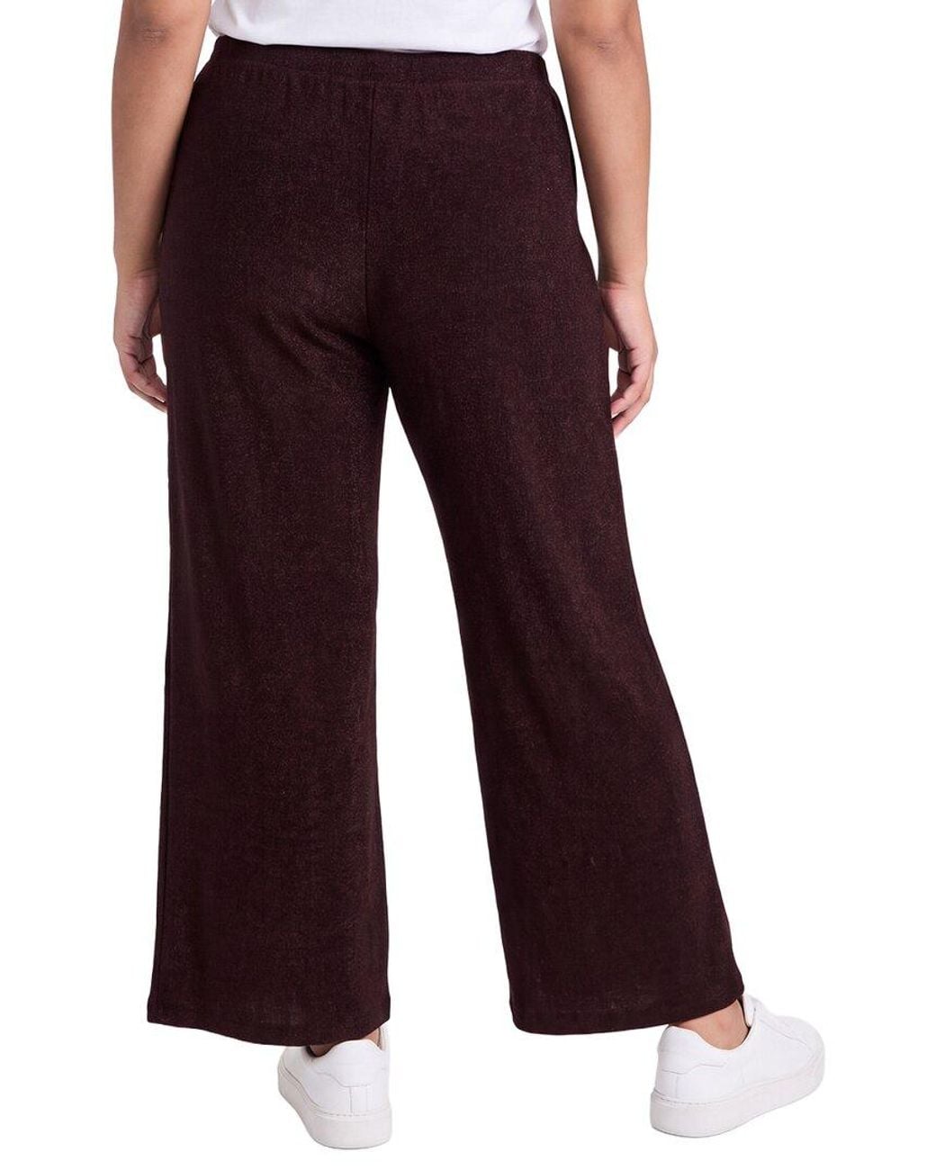 Johnny Was Red Plus Jenna Metallic Easy Pant