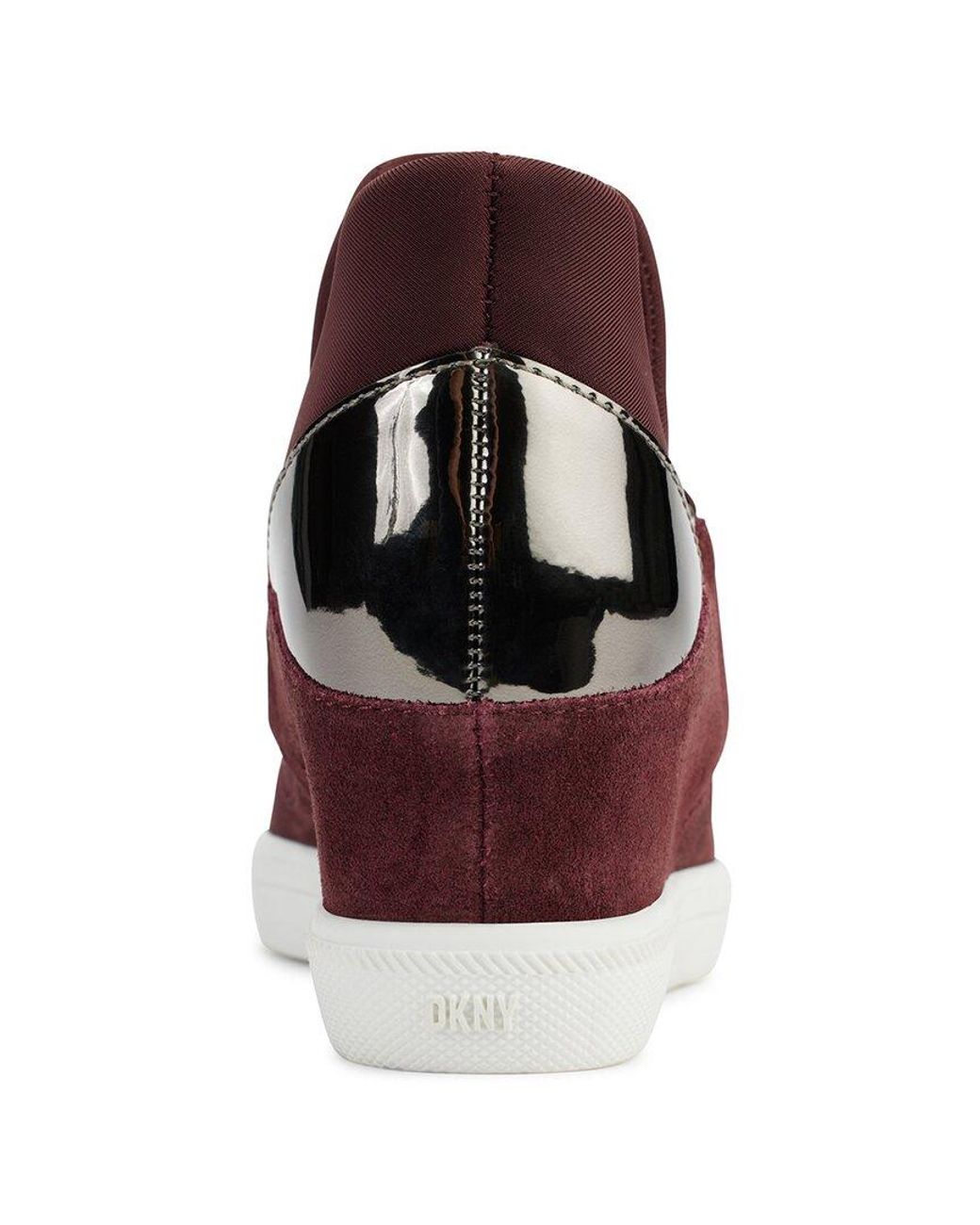 Dkny red sneakers best sale